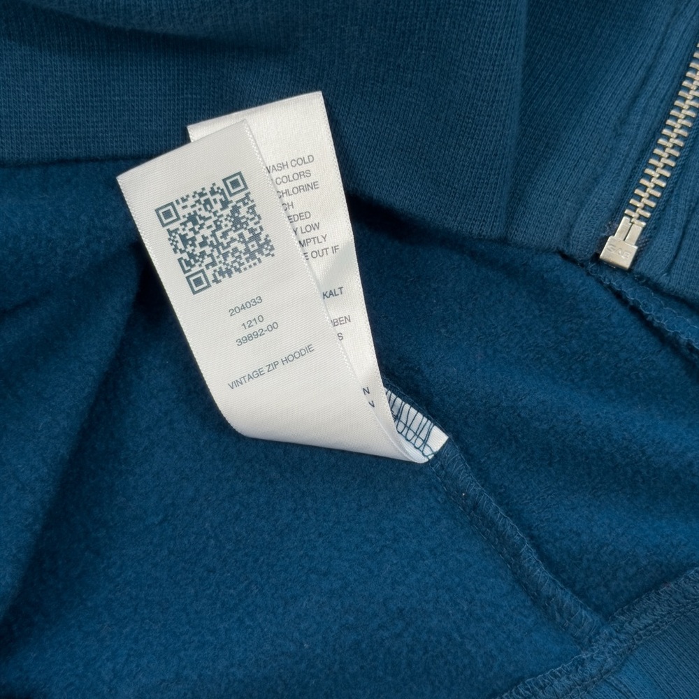 True Religion Women’s Hoodie & Joggers Set Fleece Zip-Up Size XL - Blue - Picture 5 of 10